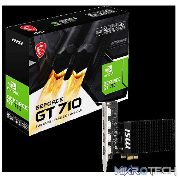 MSI GT 710 2GD3H 4HDMI MSI GT 710 2GD3H 4HDMI