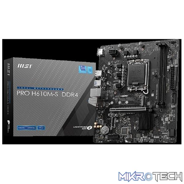 MSI H610M-S PRO DDR4 MAINBOARD MSI H610M-S PRO DDR4 MAINBOARD