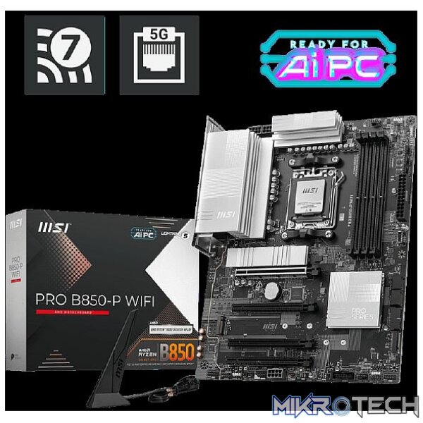 MSI PRO B850-P WIFI MAINBOARD MSI PRO B850-P WIFI MAINBOARD