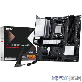 MSI PRO B850M-A WIFI AM5 DDR5 M-ATX Motherboard