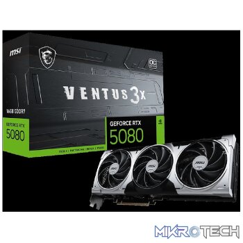 MSI RTX 5080 16G VENTUS 3X OC PLUS