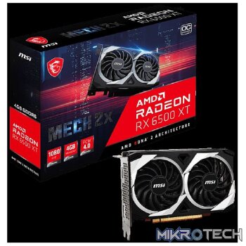 MSI RX 6500 XT MECH 2X 4G OC*