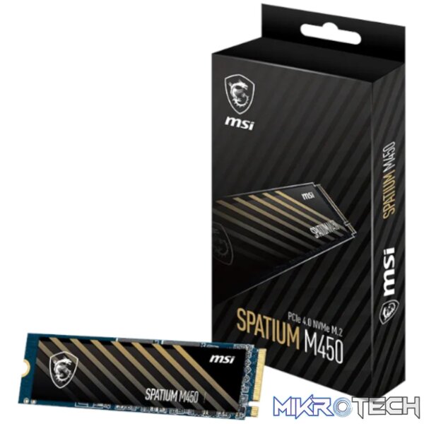 MSI SPATIUM M450 500GB Gen4 M.2 NVMe SSD - Image 5