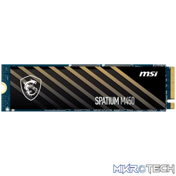 MSI SPATIUM M450 500GB Gen4 M.2 NVMe SSD MSI SPATIUM M450 500GB Gen4 M.2 NVMe SSD