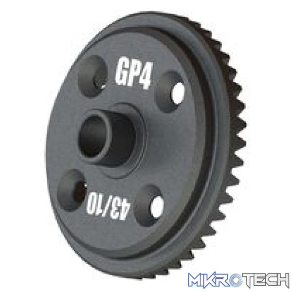 Main Diff Gear 43T Spiral 29mm Diff Case GP4 5mm Main Diff Gear 43T Spiral 29mm Diff Case GP4 5mm