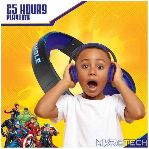 Marvel Avengers Bluetooth Headphones with dB Switch Function - Image 7