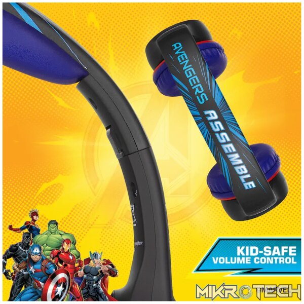 Marvel Avengers Bluetooth Headphones with dB Switch Function - Image 9