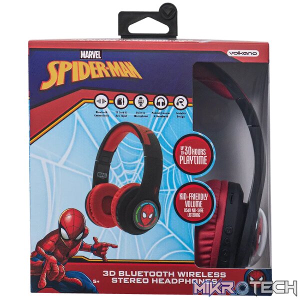 Marvel Spider-Man 3D Bluetooth Headphones - Image 3