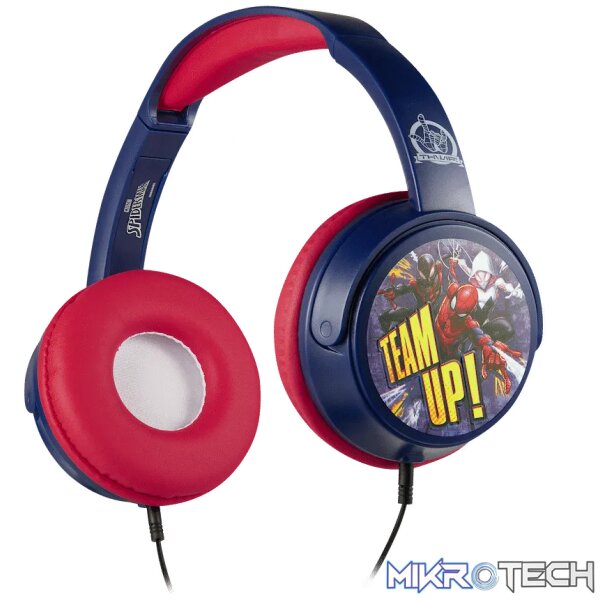 Marvel Spider-Man Auxiliary Headphones with Stickers - Image 2
