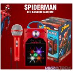 Marvel Spider-Man Galaxy LED Stars Karaoke Machine with Microphone - Image 12
