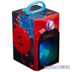 Marvel Spider-Man Galaxy LED Stars Karaoke Machine with Microphone - Image 4