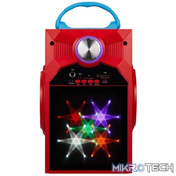 Marvel Spider-Man Galaxy LED Stars Karaoke Machine with Microphone