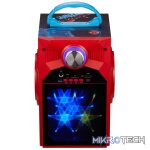 Marvel Spider-Man Galaxy LED Stars Karaoke Machine with Microphone - Image 6