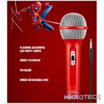 Marvel Spider-Man Galaxy LED Stars Karaoke Machine with Microphone - Image 8