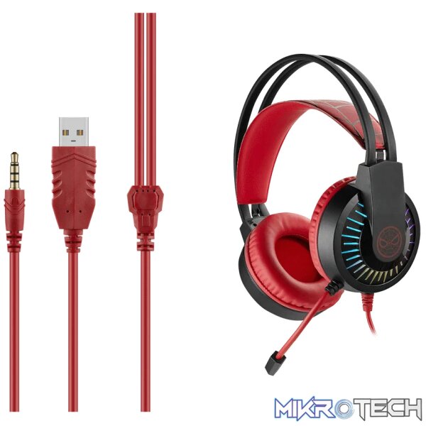Marvel Spiderman Gaming headphone with boom mic - Image 2