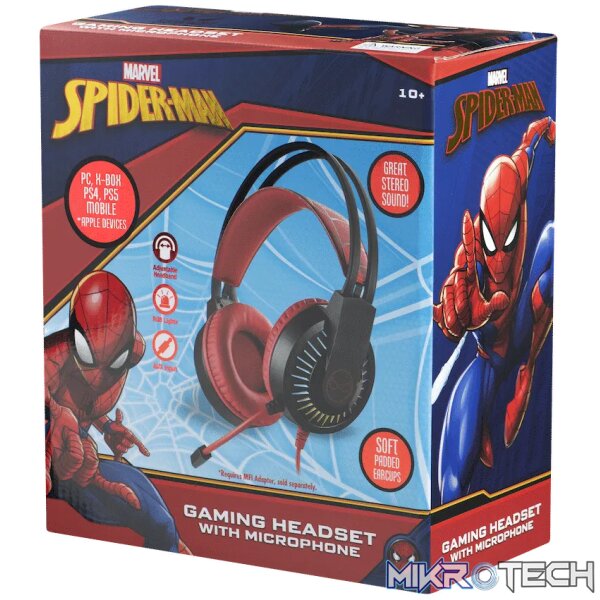 Marvel Spiderman Gaming headphone with boom mic - Image 6