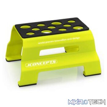 Metal Car Stand Yellow