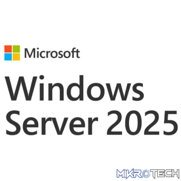 Microsoft Windows Server 2025. Software type: License Microsoft Windows Server 2025. Software type: License
