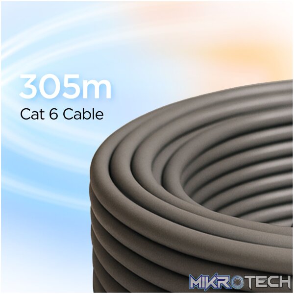 NCR6305B NETWORK CABLE ROLL CAT6 305M BC - Image 2