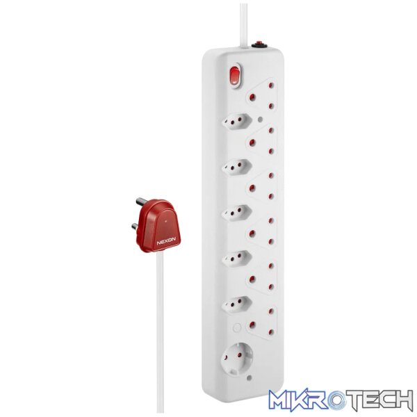 Nexon 12 Way High Surge Multiplug 0.5M Nexon 12 Way High Surge Multiplug 0.5M