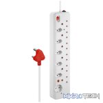 Nexon 12-Way Medium Surge Multiplug 0.5m - White