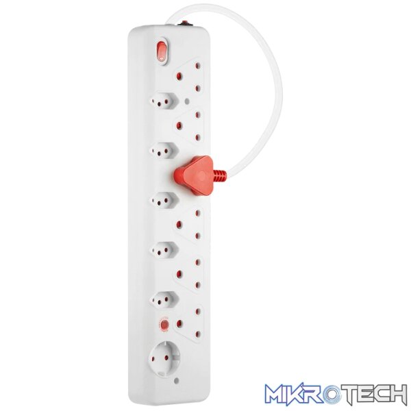 Nexon 12-Way Medium Surge Multiplug 0.5m - White - Image 3