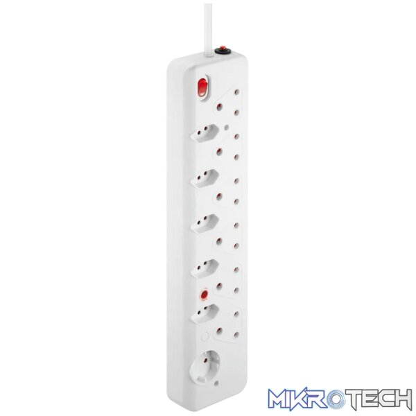 Nexon 12-Way Medium Surge Multiplug 0.5m - White - Image 4
