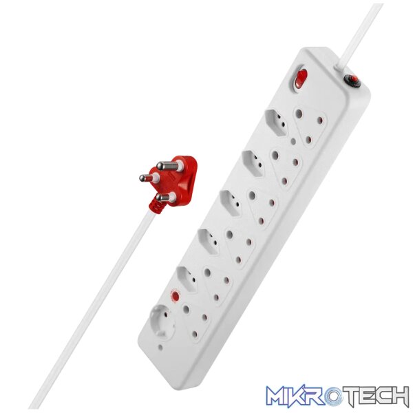 Nexon 12-Way Medium Surge Multiplug 0.5m - White - Image 6