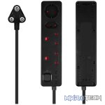 Nexon 4 Way Medium Surge Protected Multiplug 0.5M Black - Image 2