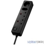Nexon 4 Way Medium Surge Protected Multiplug 0.5M Black - Image 4