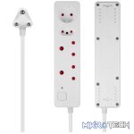 Nexon 4-Way Medium Surge-Protected Multiplug 0.5m - White - Image 5
