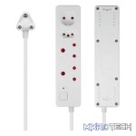 Nexon 4-Way Medium Surge-Protected Multiplug 0.5m - White - Image 6