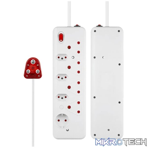 Nexon 8-Way High Surge Multiplug 0.5m - Image 2