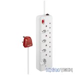 Nexon 8-Way High Surge Multiplug 0.5m