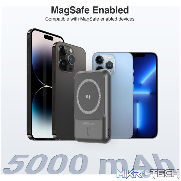 PB050 5000mAh 15W Magnetic Wireless Power Bank - Image 4