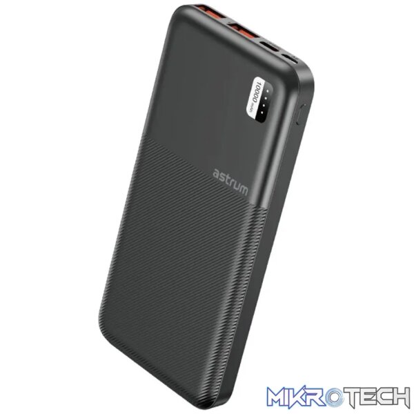 PB105 Dual USB Ultra Slim Fast Charge Power Bank 10000mAh - Image 2