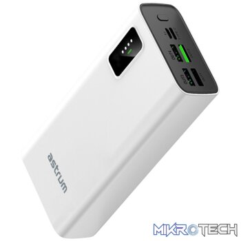 PB330 POWER BANK 30000MAH PD22.5W LED QC