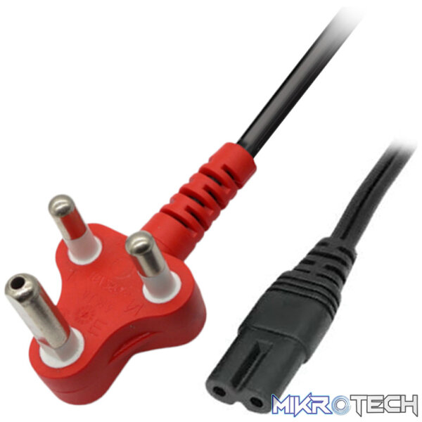 PC310 POWER CABLE 1.8M 2PIN FIG8 DEDICAT - Image 2