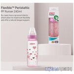 PIGEON FLEXIBLE BOTTLE STD NECK PINK 240ML - Image 5