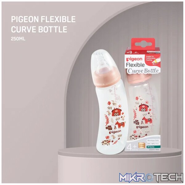 PIGEON FLEXIBLE CURVE BOTTLE 250ML - FARM - Image 5