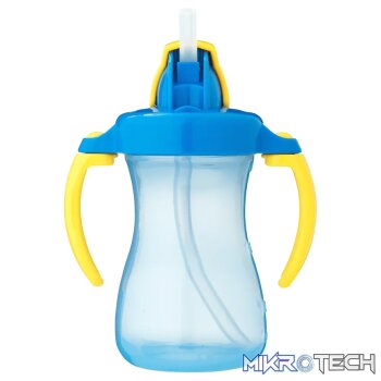 PIGEON PETITE STRAW BOTTLE 150ML BLUE