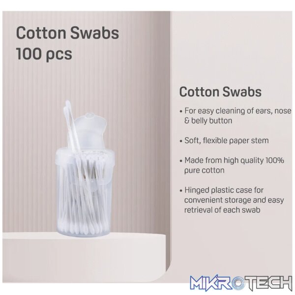 Pigeon Cotton Buds - Boxed (100 Pcs) - Image 2