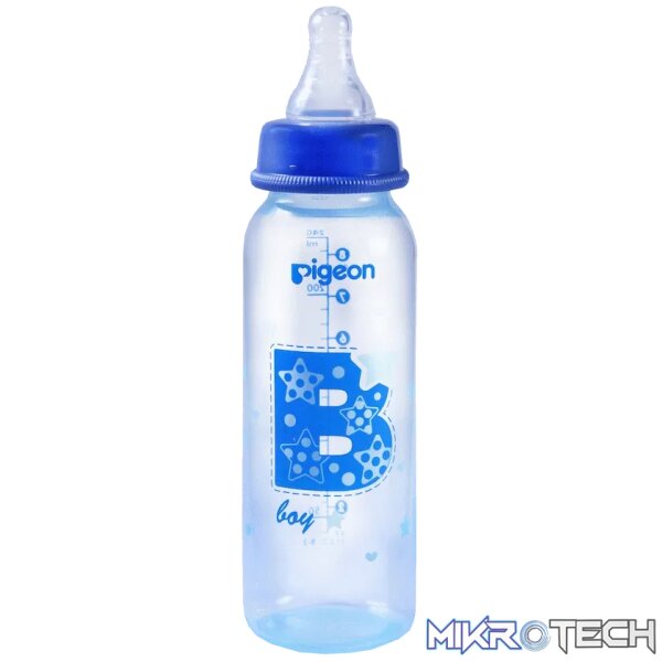 Pigeon Flexible Bottle Standard Neck - Blue 240ml - Image 2