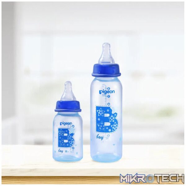 Pigeon Flexible Bottle Standard Neck - Blue 240ml - Image 5