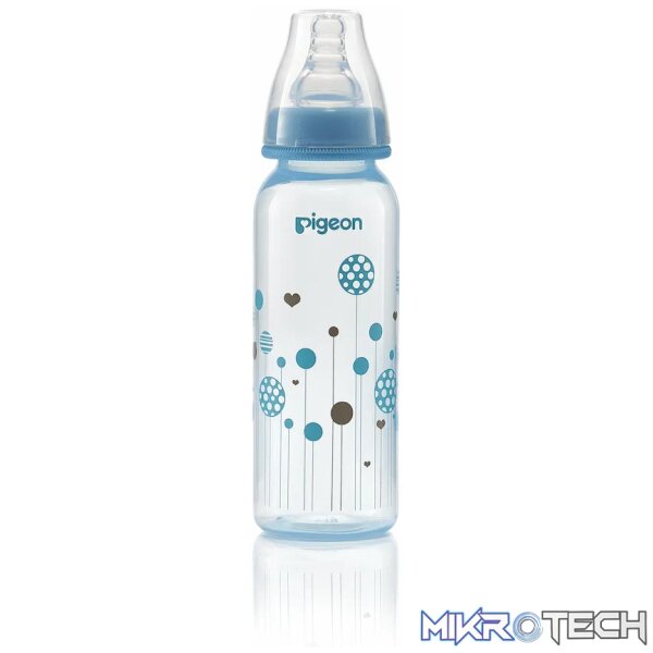 Pigeon Flexible Bottle Standard Neck - Blue 240ml Pigeon Flexible Bottle Standard Neck - Blue 240ml