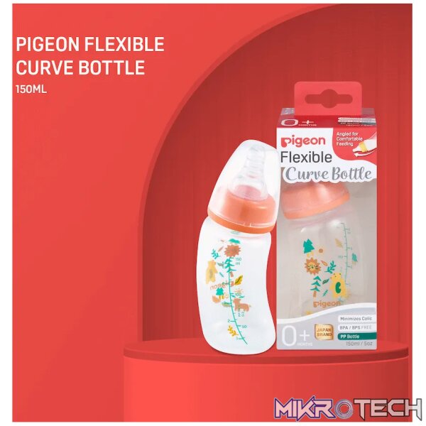 Pigeon Flexible Curve Bottle 150ml - Forest - Image 6