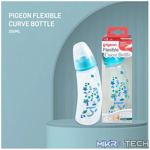 Pigeon Flexible Curve Bottle 250ml - Beach - Image 5