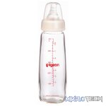 Pigeon Flexible Glass Bottle with Peristaltic Nipple 240ml
