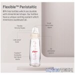 Pigeon Flexible Glass Bottle with Peristaltic Nipple 240ml - Image 4