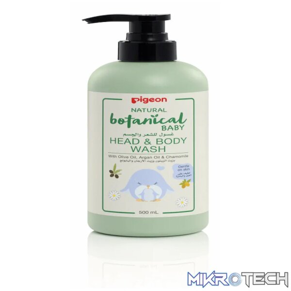 Pigeon - HEAD & BODY WASH 500ML NATURAL BOTANICAL Pigeon - HEAD & BODY WASH 500ML NATURAL BOTANICAL